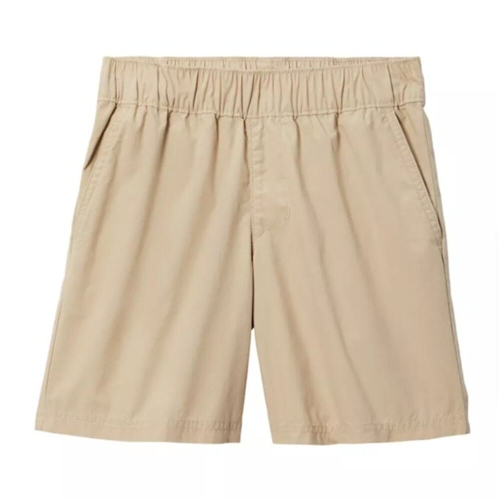 NWT Boy's Columbia Washed Out Hiking Tan Khaki Pull On Shorts M